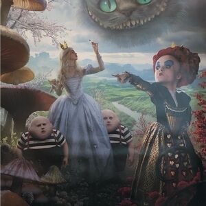 Alice in wonderland  triptych posters (2) Disney 22 x 34 2010 EUC Trends Int.